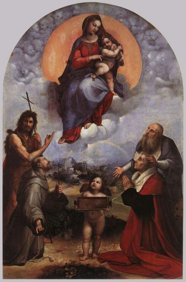 RAFFAELLO-The Madonna of Foligno